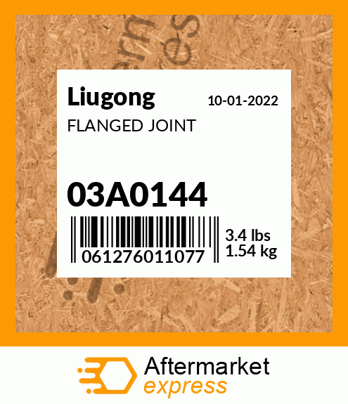 Spare part 03A0144 + FLANGED JOINT