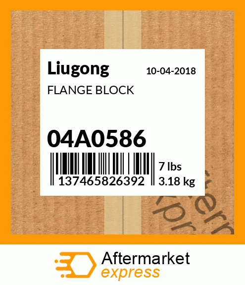 Spare part 04A0586 + FLANGE BLOCK