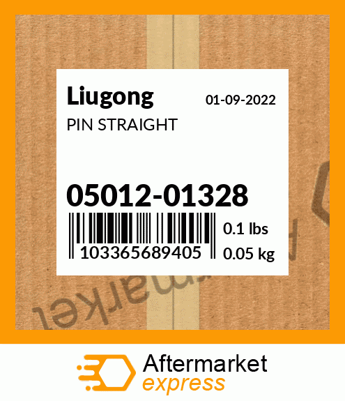 Spare part 05012-01328 + PIN STRAIGHT