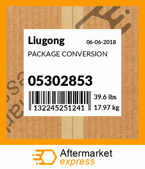 Spare part 05302853 + PACKAGE CONVERSION