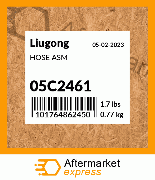 Spare part 05C2461 + HOSE ASM