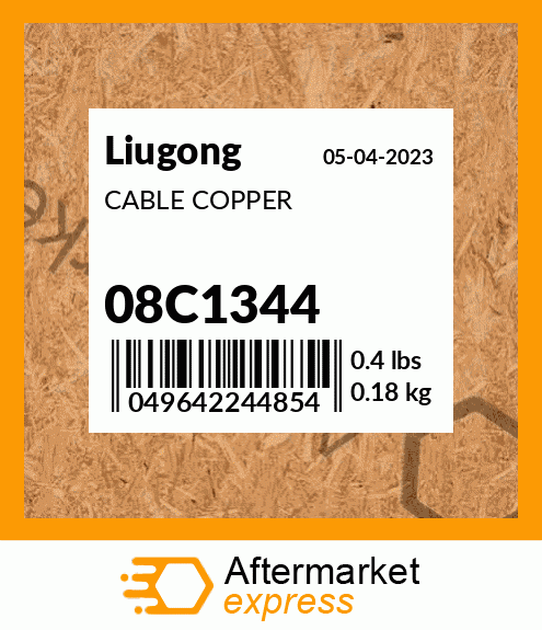 Spare part 08C1344 + CABLE COPPER