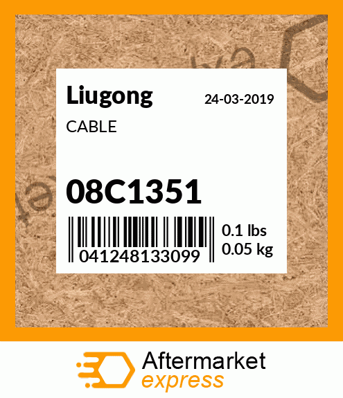 Spare part 08C1351 + CABLE