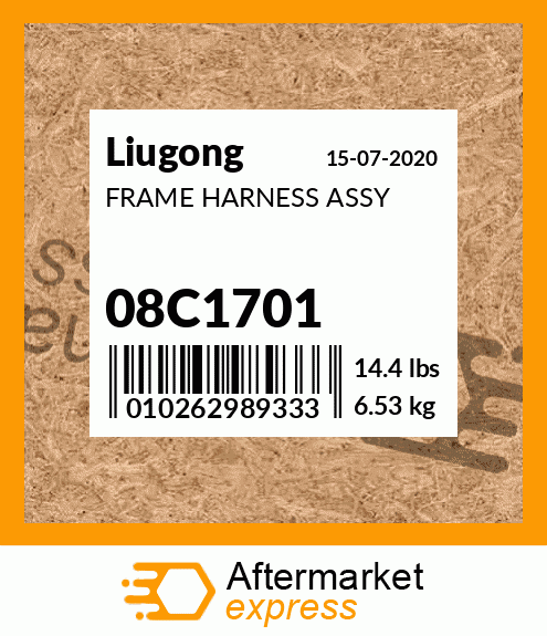 Spare part 08C1701 + FRAME HARNESS ASSY