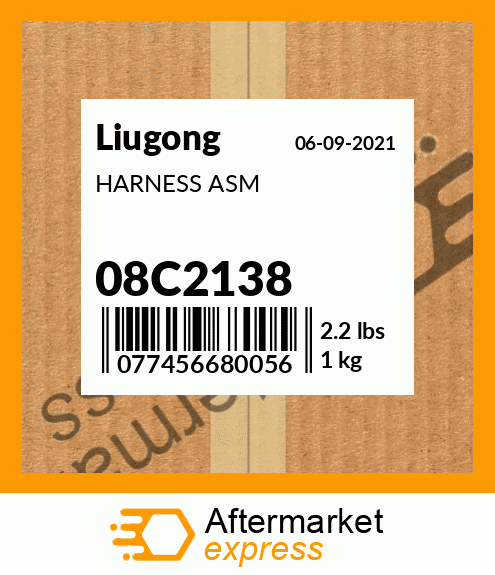 Spare part 08C2138 + HARNESS ASM