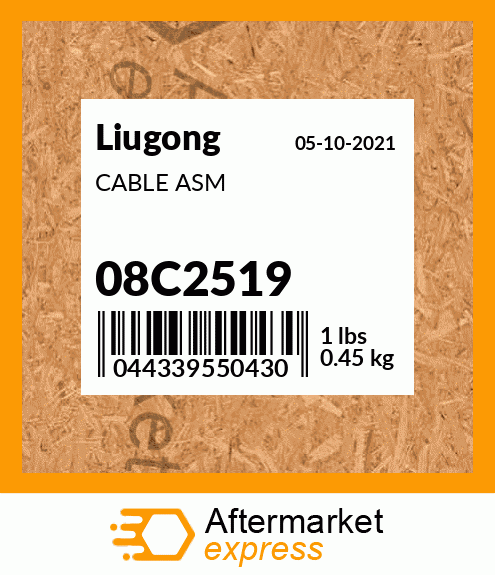 Spare part 08C2519 + CABLE ASM