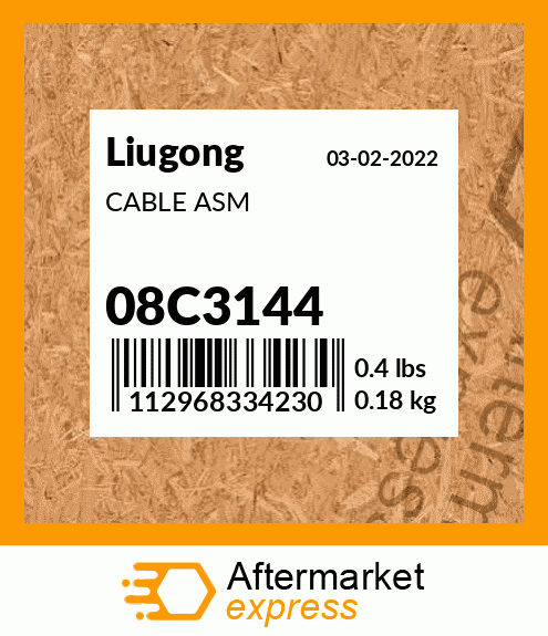 Spare part 08C3144 + CABLE ASM