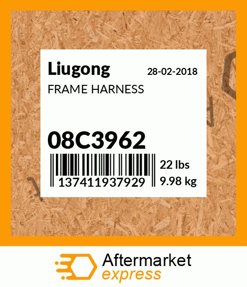 Spare part 08C3962 + FRAME HARNESS