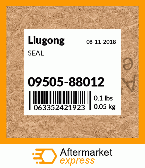 Spare part 09505-88012 + SEAL