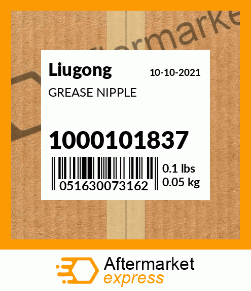 Spare part 1000101837 + GREASE NIPPLE