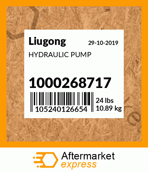 Spare part 1000268717 + HYDRAULIC PUMP