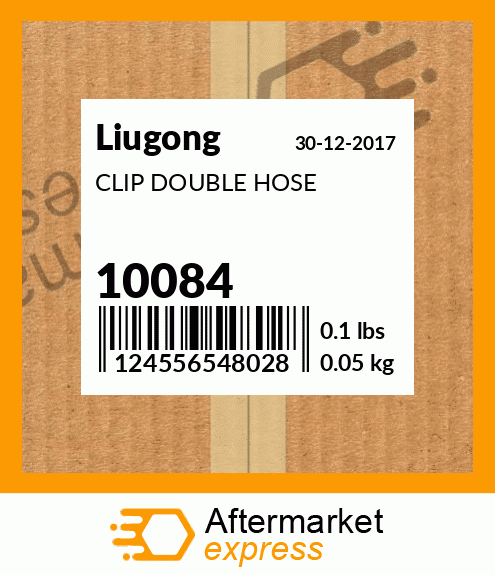 Spare part 10084 + CLIP DOUBLE HOSE