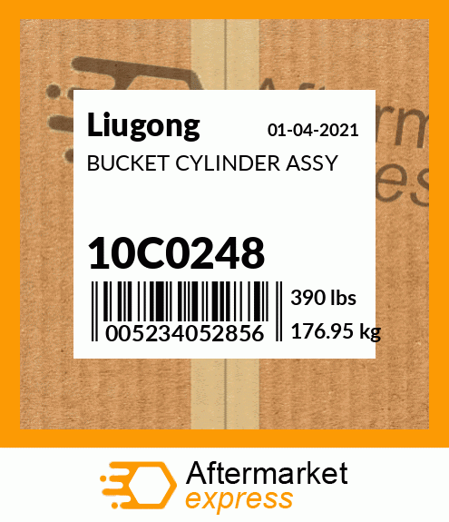 Spare part 10C0248 + BUCKET CYLINDER ASSY