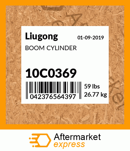 Spare part 10C0369 + BOOM CYLINDER