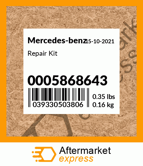 Spare part 0005868643 + Repair Kit