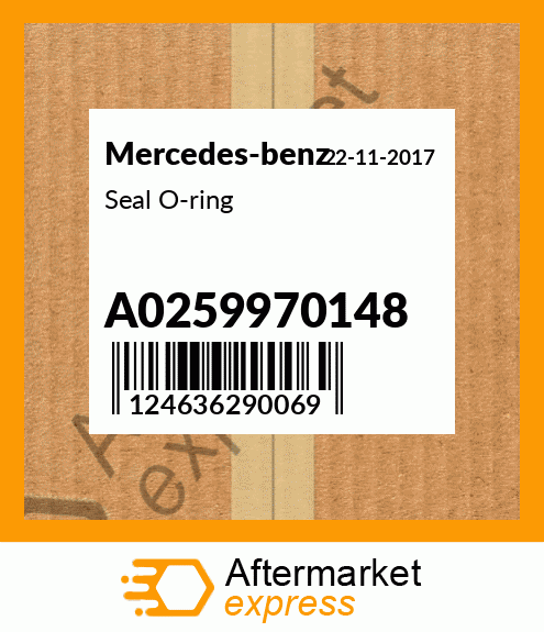 Spare part A0259970148 + Seal O-ring