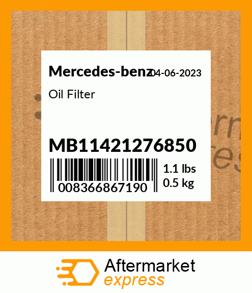 Spare part MB11421276850 + Oil Filter