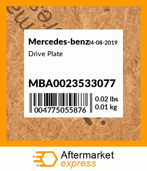 Spare part MBA0023533077 + Drive Plate