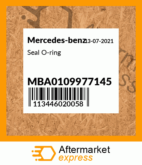 Spare part MBA0109977145 + Seal O-ring