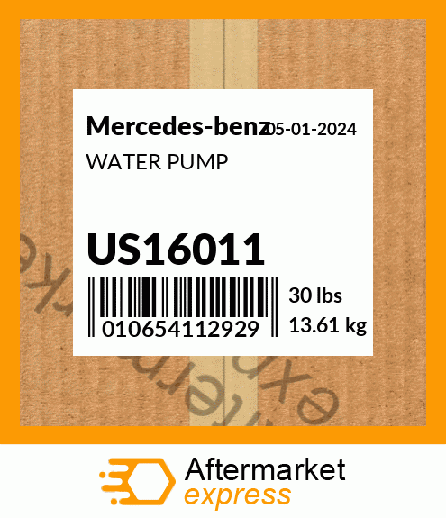 Spare part US16011 + WATER PUMP