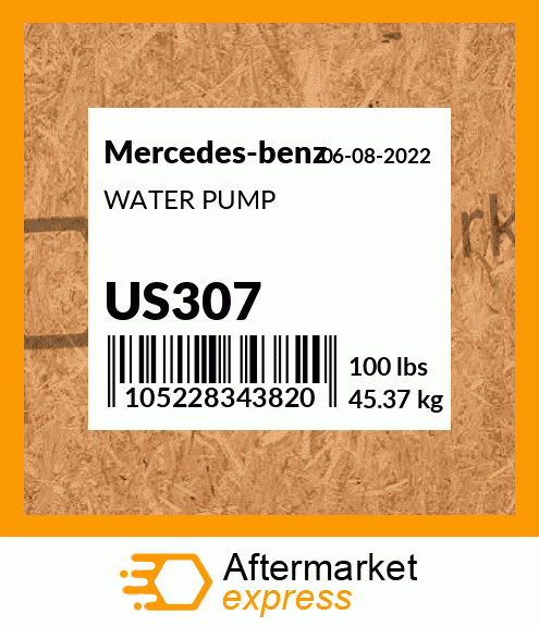 Spare part US307 + WATER PUMP