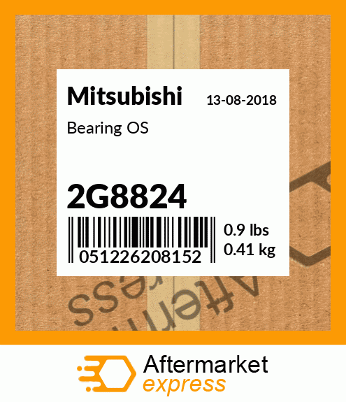 Spare part 2G8824 + Bearing OS