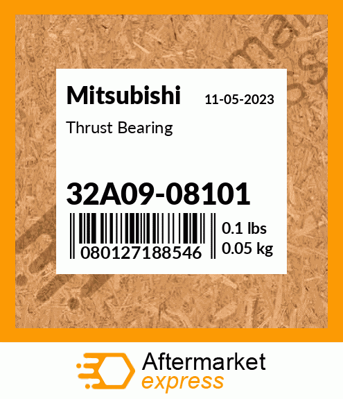 Spare part 32A0908101 + Thrust Bearing