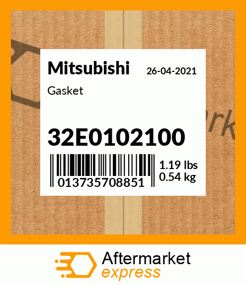 Spare part 32E0102100 + Gasket