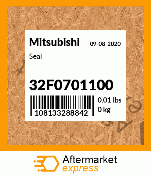 Spare part 32F0701100 + Seal