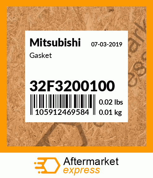 Spare part 32F3200100 + Gasket