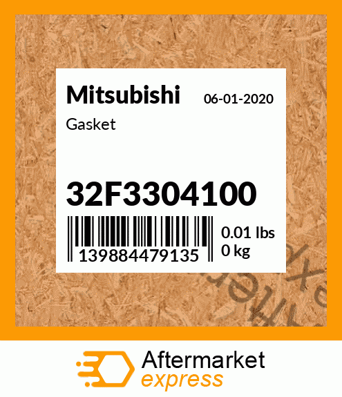 Spare part 32F3304100 + Gasket