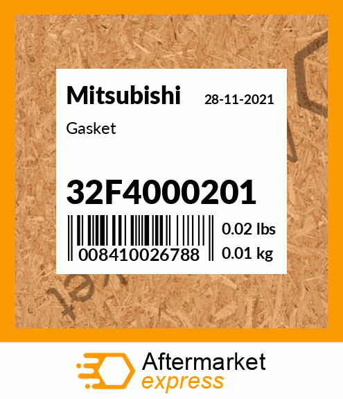 Spare part 32F4000201 + Gasket