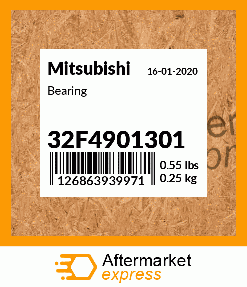 Spare part 32F4901301 + Bearing