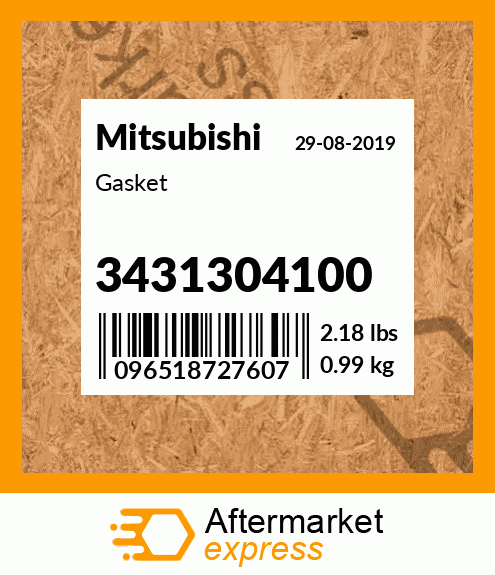 Spare part 3431304100 + Gasket