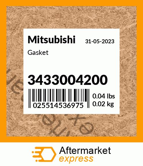 Spare part 3433004200 + Gasket