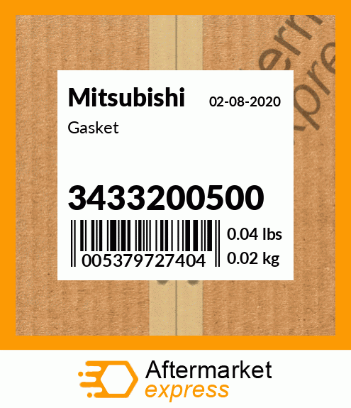 Spare part 34332-00500 + Gasket