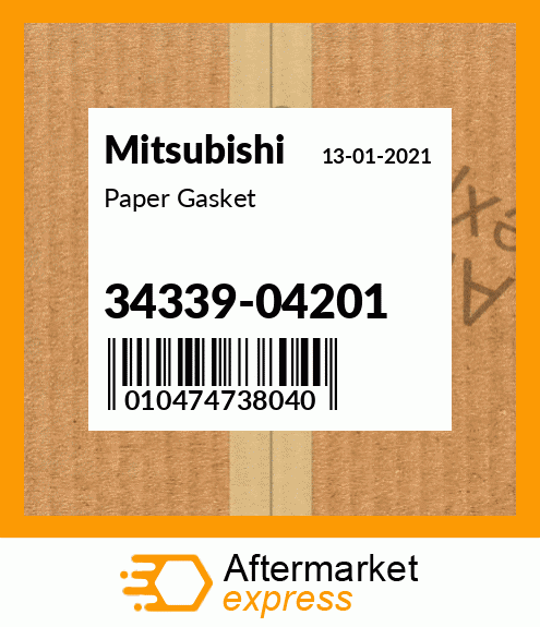 Spare part 3433904201 + Paper Gasket