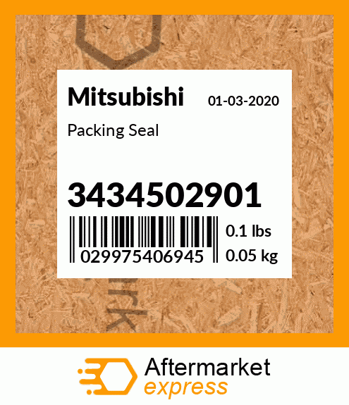 Spare part 3434502901 + Packing Seal