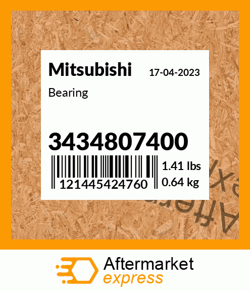 Spare part 3434807400 + Bearing