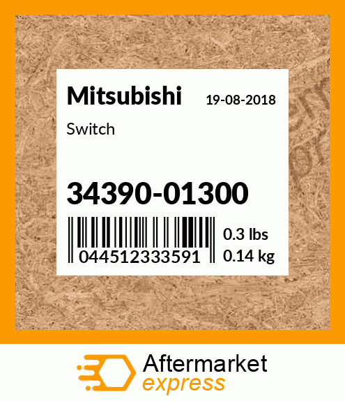 Spare part 34390-01300 + Switch