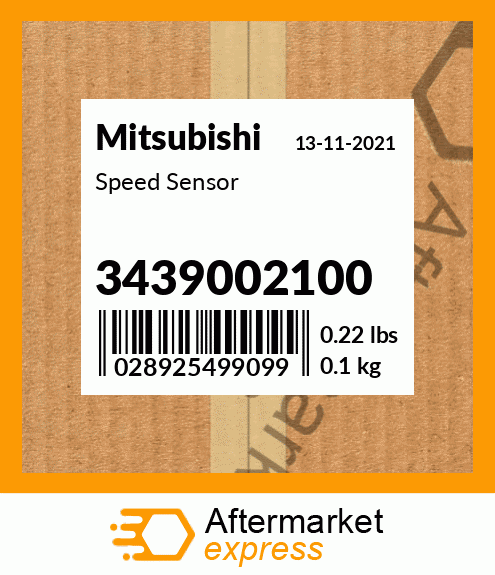 Spare part 3439002100 + Speed Sensor