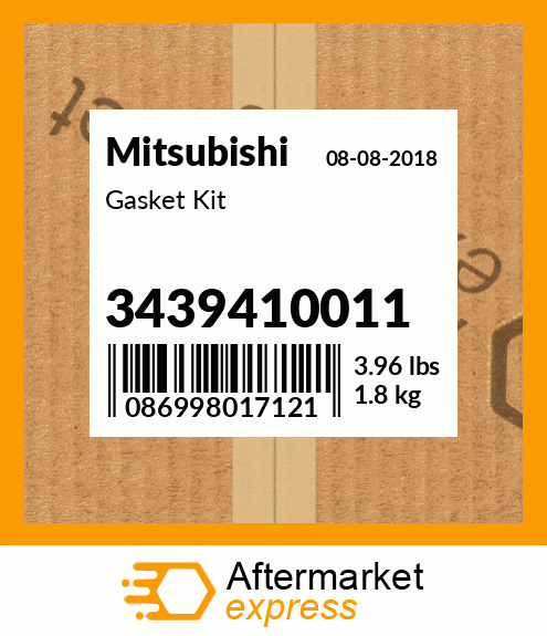 Spare part 3439410011 + Gasket Kit