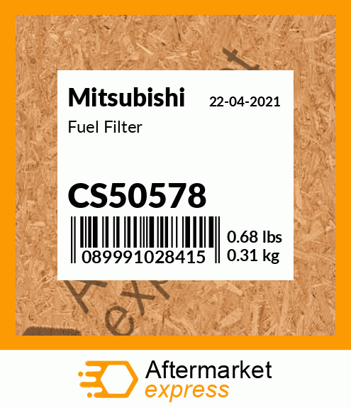 Spare part CS50578 + Fuel Filter