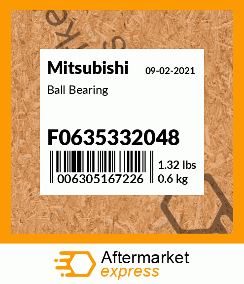 Spare part F0635332048 + Ball Bearing