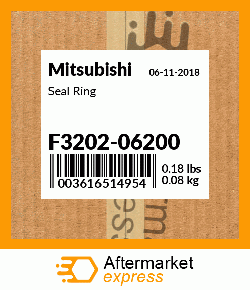 Spare part F320206200 + Seal Ring