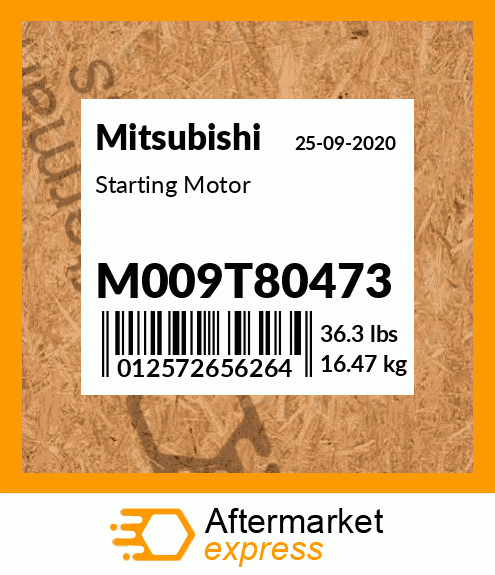 Spare part M009T80473 + Starting Motor