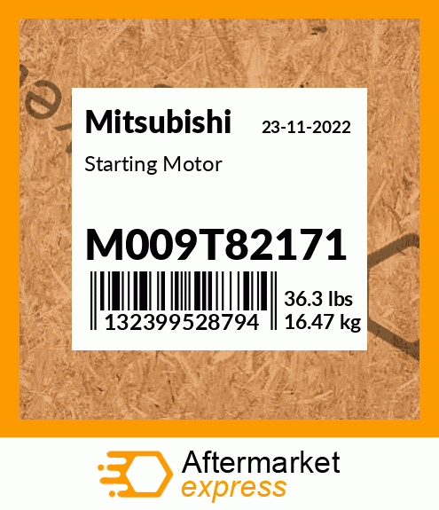 Spare part M009T82171 + Starting Motor