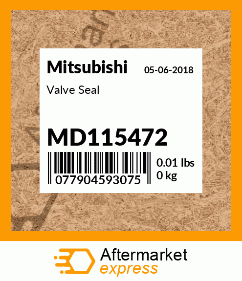 Spare part MD115472 + Valve Seal