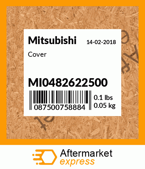 Spare part MI04826-22500 + Cover