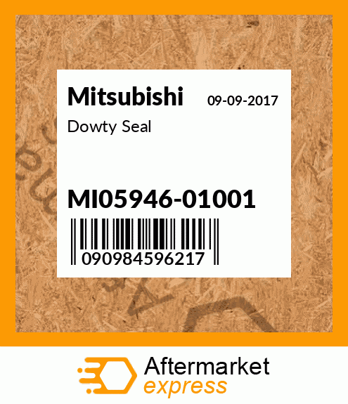 Spare part MI0594601001 + Dowty Seal